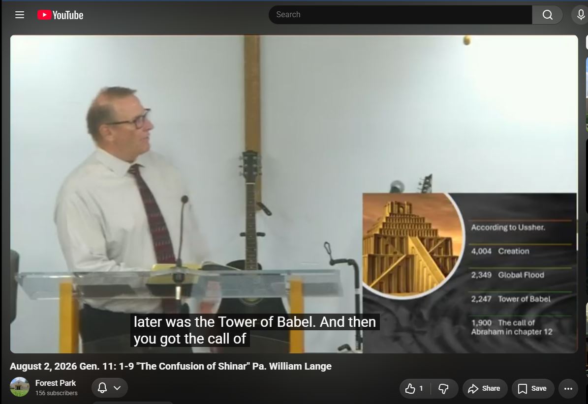 Pastor William Lange teaching